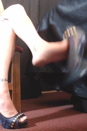 Wild little heels dangling