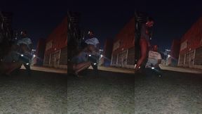 melissa mel mamando na rua