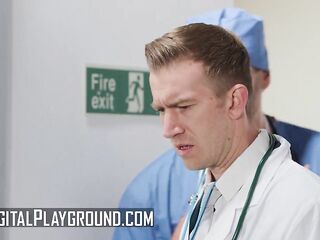 DIGITALPLAYGROUND - Alyssa Reece Gets Greater amount Than This babe Bargained For When Danny Bangs Away Their Hospital Tension