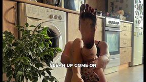 your mistress wants you to lick her dirty feet