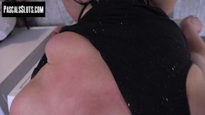 This time petite Lotte gives daddy Pascal White her anal virginity
