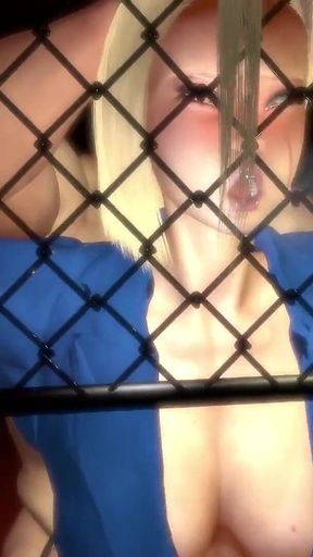 Cammy Sex Cage Fight - Street Fighter Parody