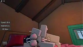 Passionate Cabin Encounter with My Wife in Roblox Adventure