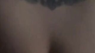 My fat booty jiggling as he hit it from behind