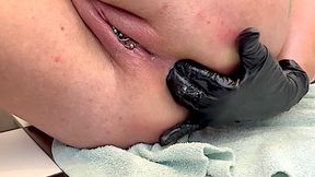 Anal 3 Finger Masturbate and AssHole Working and Pee on the End (wmv)