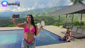 Salome Gil’s Rainy Interview Ends with a Rough Fuck Under the Rainbow