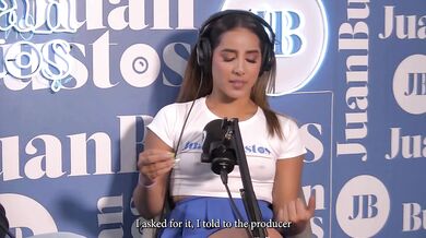 Natalia Garcia Pide a burger to suck the delivery man's cock on Juan Bustos Podcast