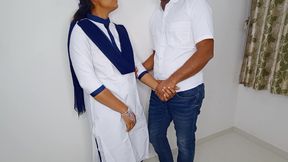 Komal Gets Pussy Fucked with Her Boyfriend After Missing Class at College