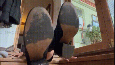 Boot worship and denial with upskirt tease