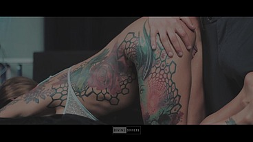 DIVINE SINNERS -- HARD CRAZY WILD AND INTENSE SPANKING PUNISHMENT FOR SUBMISSIVE BRATT HOT DUTCH BLONDE TATOO MILF DANIQUE