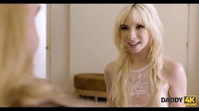DADDY4K. La cheats on her boyfriend with an old man on the wedding day