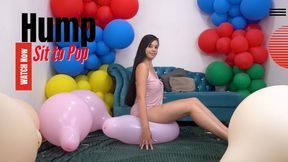 Lily Sit Pop Balloon Temptation