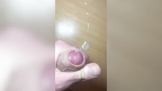 LARGEST JIZZ FLOW IN A WHILE - dumping jizm like insane