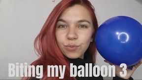 Biting my balloon 3