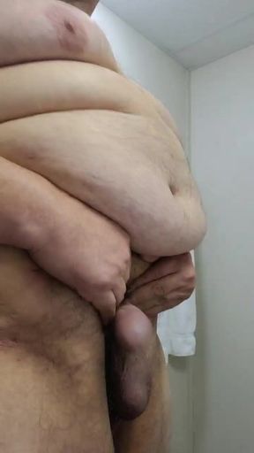 Playing with my cock and balls