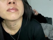 I fuck this berk guy in the living room until he cums inside me