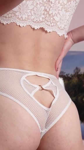 Trans Girl Models Lingerie for a Surprised Photographer