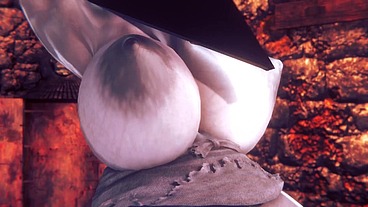 Pyramid Head Woman gets Fucked Hard - Silent Hill Hentai Parody