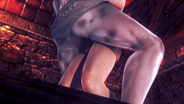 Pyramid Head Woman gets Fucked Hard - Silent Hill Hentai Parody