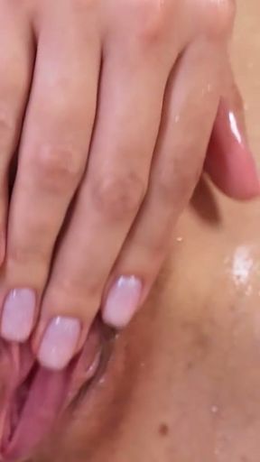 French Hottie Eve Sweet Sexy Solo Foot Fetish &amp; Butt Plug Play   Clip 2