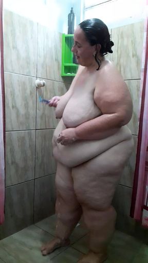 Taking a Shower, Washing My Hair, and Shaving.
