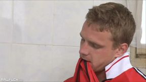 Sweaty Soccer Fuckers Take a Cum Shower