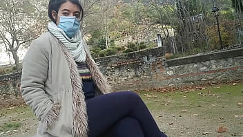 OUDOOR BLOWJOB IN THE PARK AND SEX AT HOME