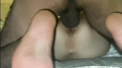 stepdaughter's cruel pussy drilling ignites fire