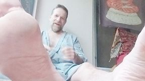 A compelling visit with my feet and robe