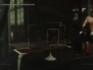 A slutty cheating wife who finds a recent toy to play with her snatch - The sims 4