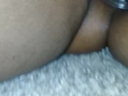 Ebony pussy pumping teaser