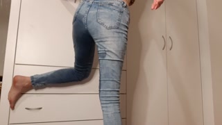 Jeans and Panties Wetting, Pissing In Panties, Soaking Wet Panties, WETTING JEANS