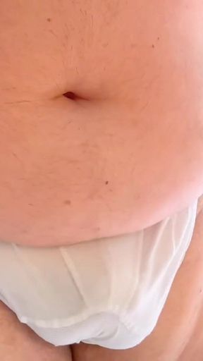 Grandpas Big Penis at Home and Huge Balls