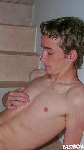 Jaw-dropping moment from "Two cute skinny boys doing striptease pic compilation"