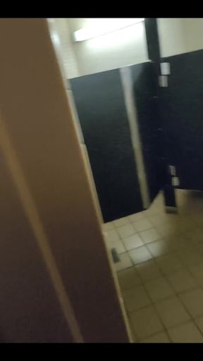 Caught Restroom Sloppy Seconds Confession at Hotel