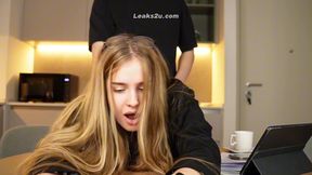Busty secretary receives rough passionate pounding from dominant boss