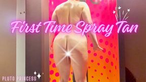 First Time Spray Tan