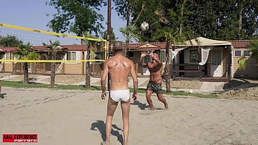 Musa Martina after Beach Volley, have a sex with 4 horny guys! (DRY)