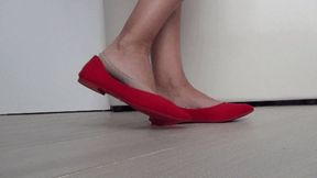 Shoeplay in short nylon socks 2bb