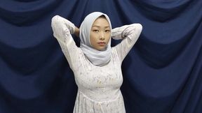 Hijab women teasing and masturbating