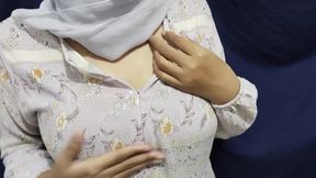 Hijab women teasing and masturbating