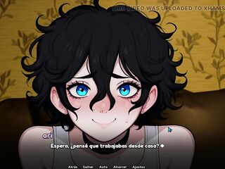 Playing with my femboy -My femboy Roomate