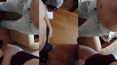 Hot hardcore masturbation of three students in a hostel with 6 orgasms at the same time - IkaSmokS
