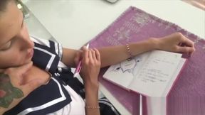 Busty Teen&#039;s Russian Handie in Costume