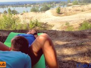 OMG STRANGER STOPPED ME DURING A MORNUNG RUN TO CUM IN PANTIES
