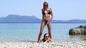 golden showers on the secret beach