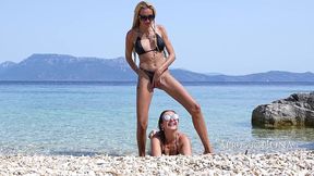 golden showers on the secret beach