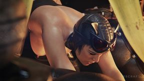 Harley Quinn X Catwoman - POV Futanari Doggystyle