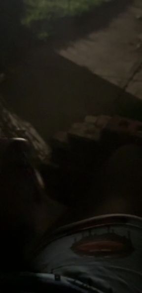 Chilling Outside In My Underwear On The Porch At Night While I Goon And Bust My Creamy Load