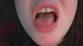 My dirty mouth after dinner